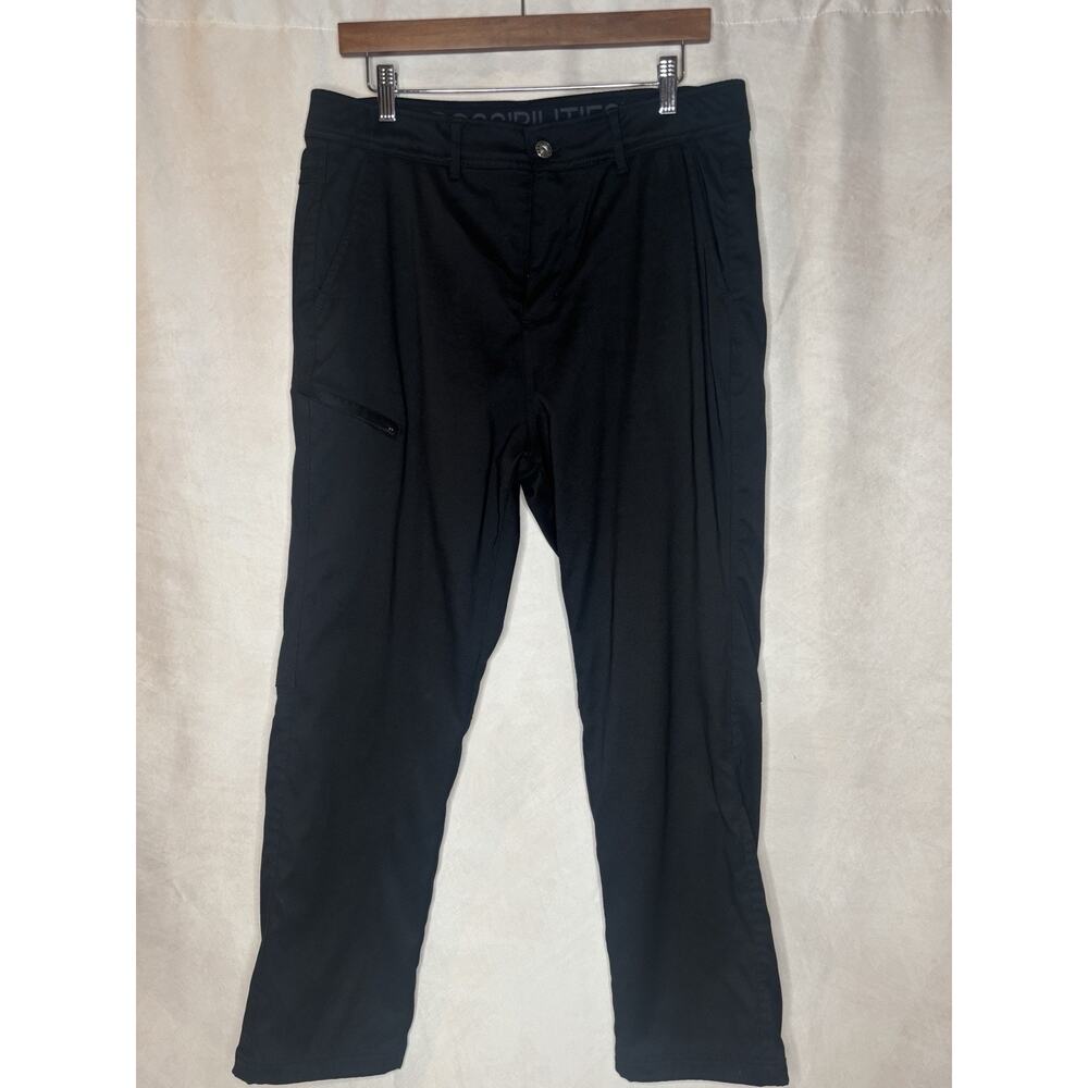 Gerry Black Snow Pants Men 34x30 Stretch Ski Winter Outdoor Waterproof